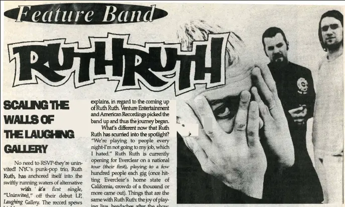 Feature Band: Ruth Ruth